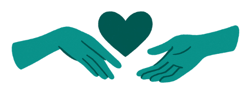 hands heart icon