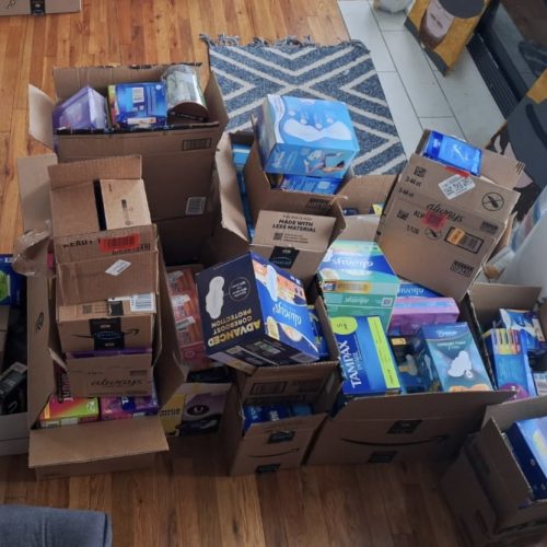 donation pile